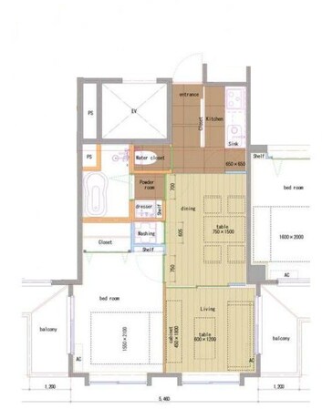 浅草橋駅 徒歩2分 5階の物件間取画像